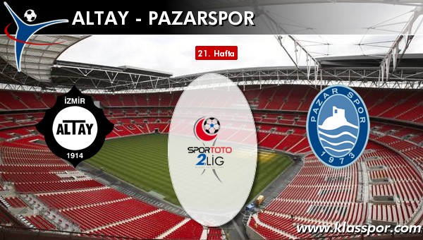 İşte Altay - Pazarspor maçında ilk 11'ler