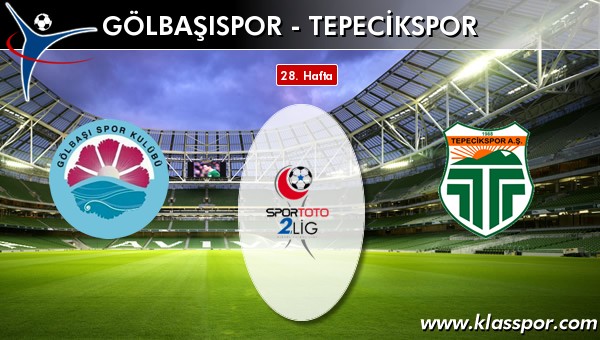 İşte Gölbaşıspor - Tepecikspor maçında ilk 11'ler