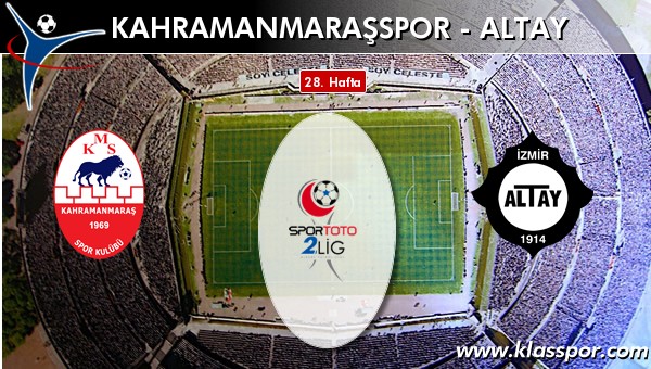 Kahramanmaraşspor - Altay maç kadroları belli oldu...