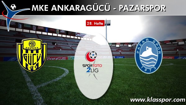 İşte MKE Ankaragücü - Pazarspor maçında ilk 11'ler