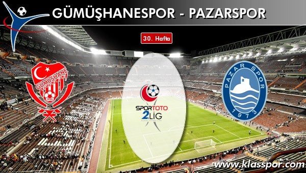 Gümüşhanespor - Pazarspor maç kadroları belli oldu...