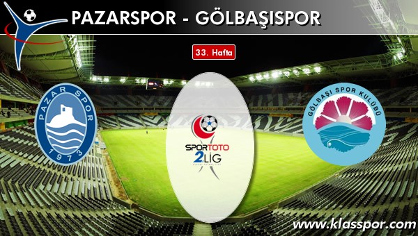 Pazarspor - Gölbaşıspor maç kadroları belli oldu...