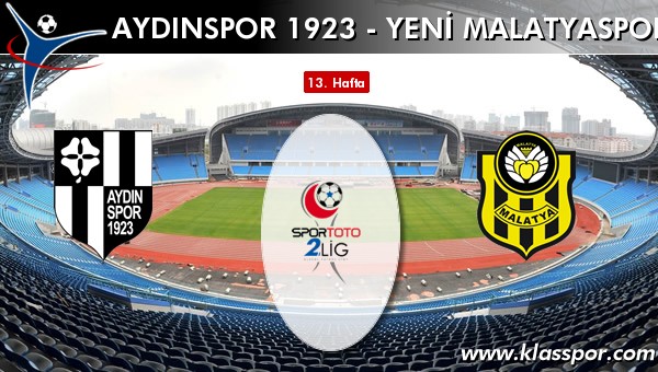 İşte Aydınspor 1923 - Yeni Malatyaspor maçında ilk 11'ler