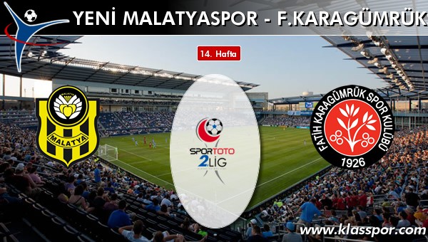 Yeni Malatyaspor 0 - F. Karagümrükspor 0