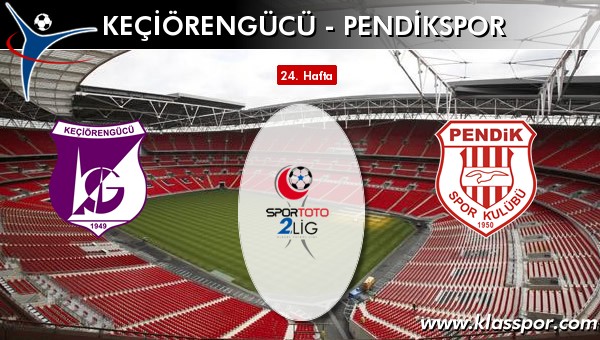 Keçiörengücü - Pendikspor sahaya hangi kadro ile çıkıyor?