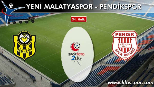 İşte Yeni Malatyaspor - Pendikspor maçında ilk 11'ler