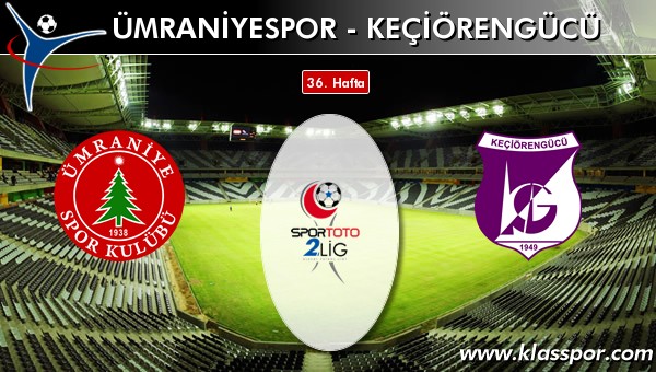 İşte Ümraniyespor - Keçiörengücü maçında ilk 11'ler