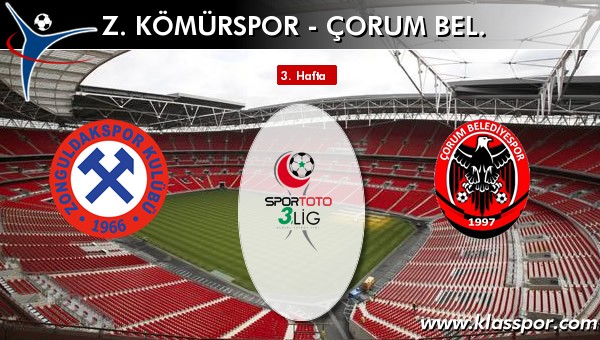 Z. Kömürspor 0 - Çorum Bel. 0