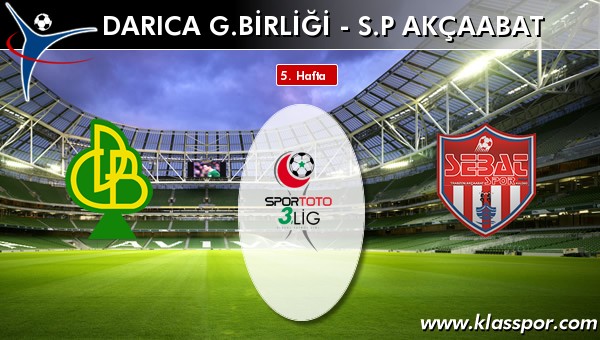 Darıca G.birliği 0 - SP Akçaabat 0