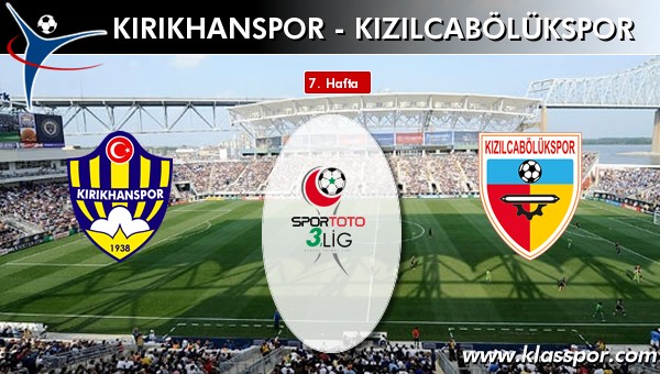 Kırıkhanspor 2 - Kızılcabölükspor 3