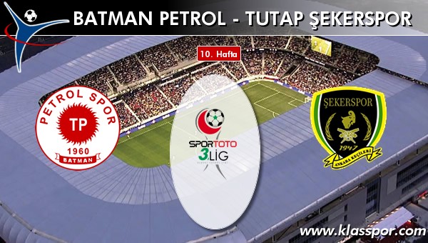 Batman Petrol 0 - Tutap Şekerspor 0