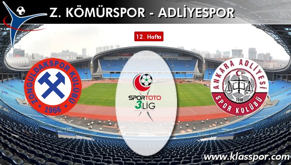İşte Z. Kömürspor - Adliyespor maçında ilk 11'ler