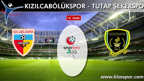 Kızılcabölükspor - Tutap Şekerspor sahaya hangi kadro ile çıkıyor?