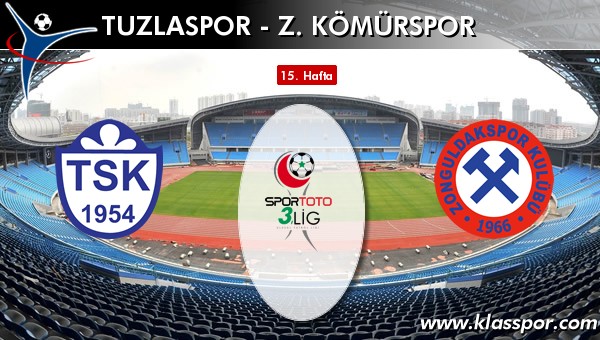 İşte Tuzlaspor - Z. Kömürspor maçında ilk 11'ler