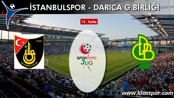 İstanbulspor 2 - Darıca G.birliği 1