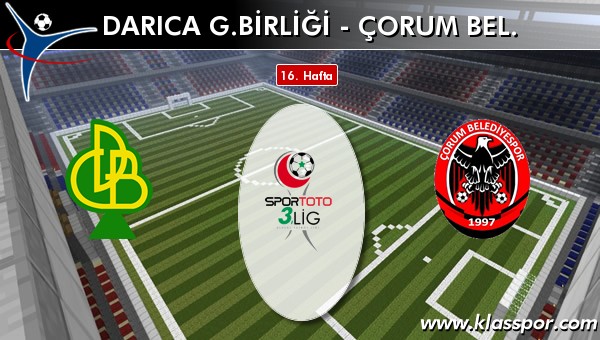 Darıca G.birliği 3 - Çorum Bel. 0