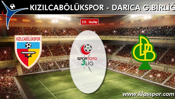 Kızılcabölükspor - Darıca G.Birliği maç kadroları belli oldu...