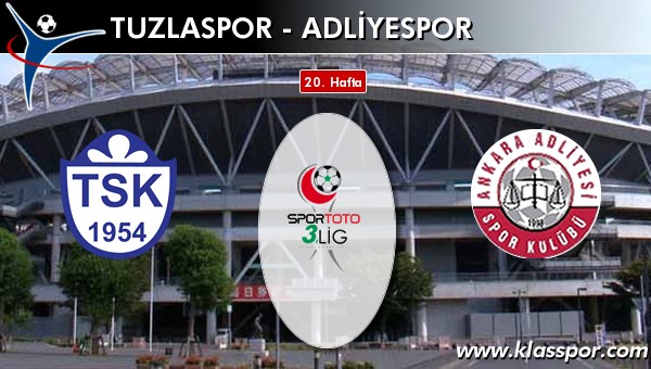 Tuzlaspor - Adliyespor maç kadroları belli oldu...