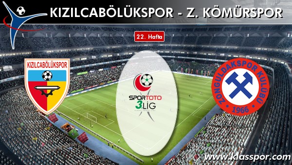 Kızılcabölükspor - Z. Kömürspor maç kadroları belli oldu...