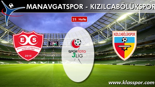 İşte Manavgatspor - Kızılcabölükspor maçında ilk 11'ler