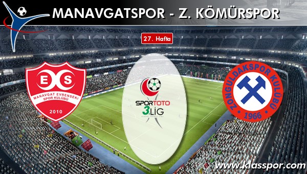 Manavgatspor - Z. Kömürspor maç kadroları belli oldu...