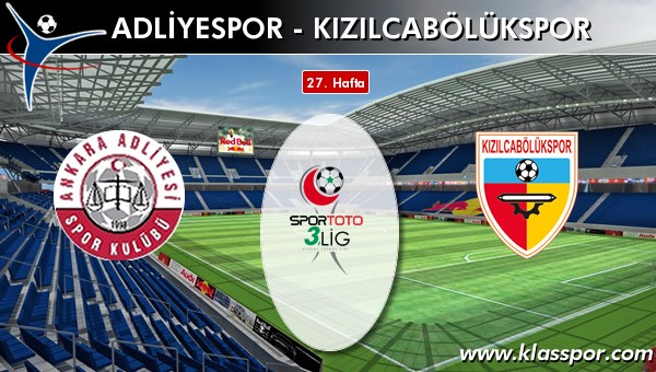 İşte Adliyespor - Kızılcabölükspor maçında ilk 11'ler