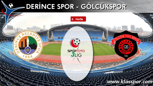 Derince Spor - Gölcükspor sahaya hangi kadro ile çıkıyor?