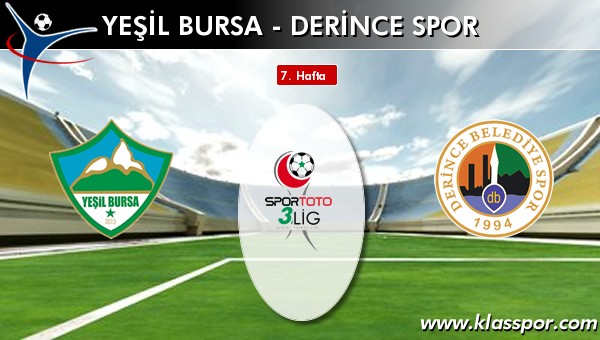 Yeşil Bursa 0 - Derince Spor 1