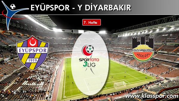 Eyüpspor - Yeni Diyarbakır maç kadroları belli oldu...