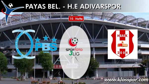 Payas Bel. 3 - H.E. Adıvarspor 0