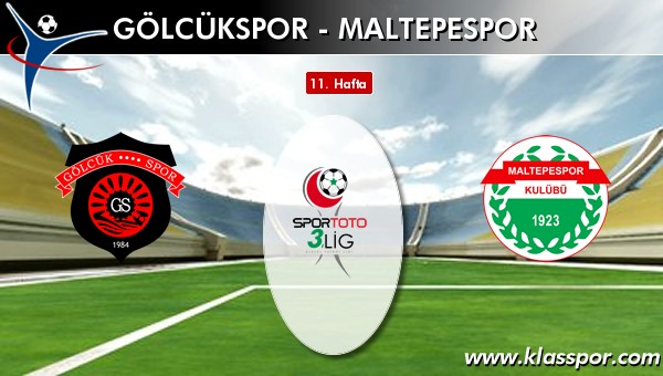 İşte Gölcükspor - Maltepespor maçında ilk 11'ler