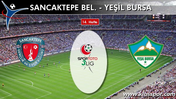 Sancaktepe Bel. 1 - Yeşil Bursa 0