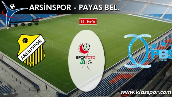 Arsinspor 3 - Payas Bel. 0