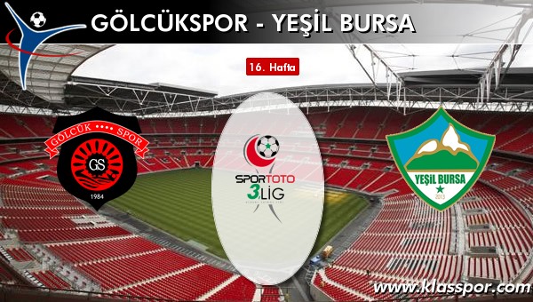 Gölcükspor 0 - Yeşil Bursa 0