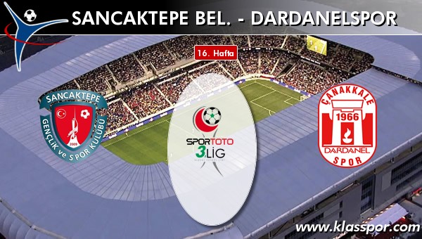 İşte Sancaktepe Bel. - Dardanelspor maçında ilk 11'ler