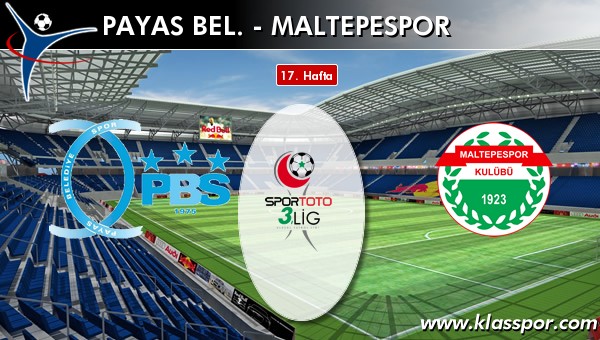 Payas Bel. - Maltepespor maç kadroları belli oldu...