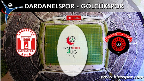 Dardanelspor - Gölcükspor sahaya hangi kadro ile çıkıyor?