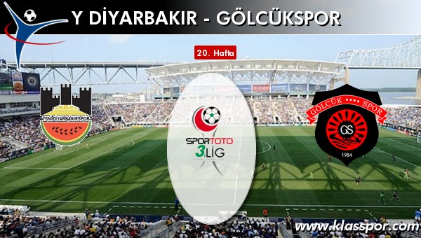 Yeni Diyarbakır - Gölcükspor sahaya hangi kadro ile çıkıyor?