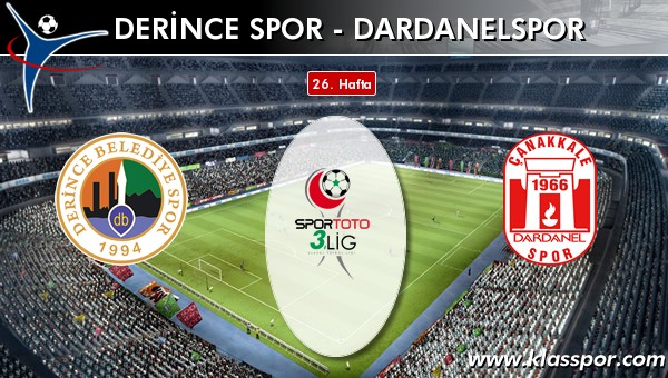 İşte Derince Spor - Dardanelspor maçında ilk 11'ler