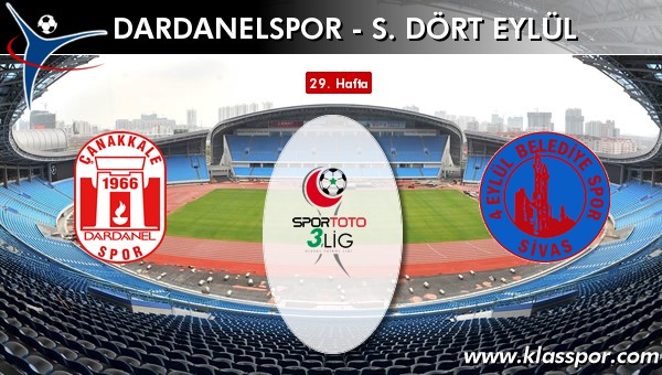 Dardanelspor - S. Dört Eylül sahaya hangi kadro ile çıkıyor?