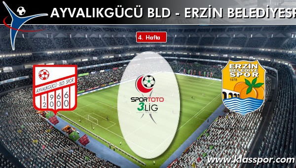 İşte Ayvalıkgücü Bld - Erzin Belediyespor maçında ilk 11'ler