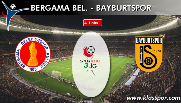 Bergama Bel. 0 - Bayburtspor 0