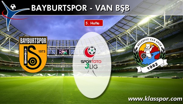 Bayburtspor 0 - Van BŞB 0