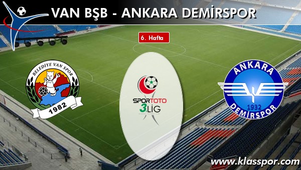 Van BŞB 1 - Ankara Demirspor 0