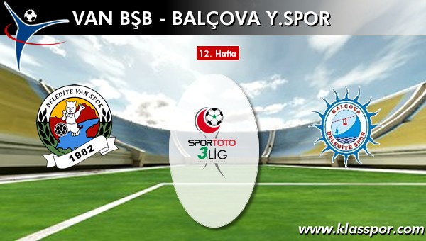 Van BŞB 0 - Balçova Y.spor 1