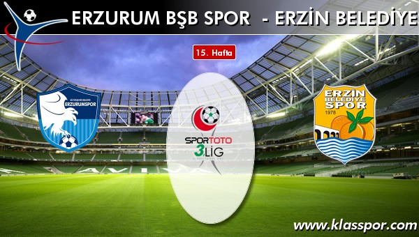 Erzurum Bşb Spor 1 - Erzin Belediyespor 3