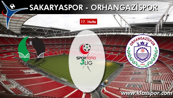 Sakaryaspor - Orhangazispor maç kadroları belli oldu...