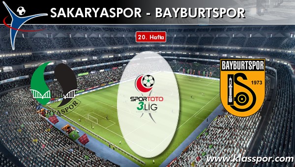 Sakaryaspor - Bayburtspor sahaya hangi kadro ile çıkıyor?