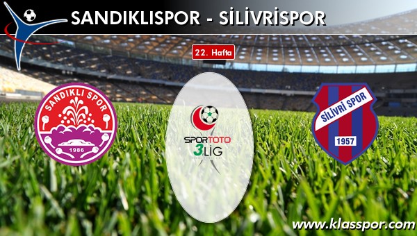 Sandıklıspor - Silivrispor sahaya hangi kadro ile çıkıyor?