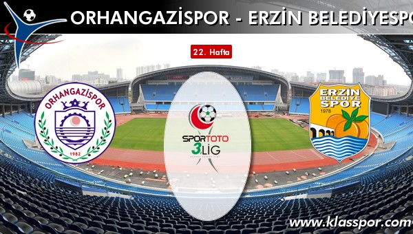 Orhangazispor - Erzin Belediyespor maç kadroları belli oldu...